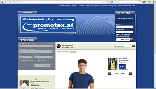 Promotex Onlineshop